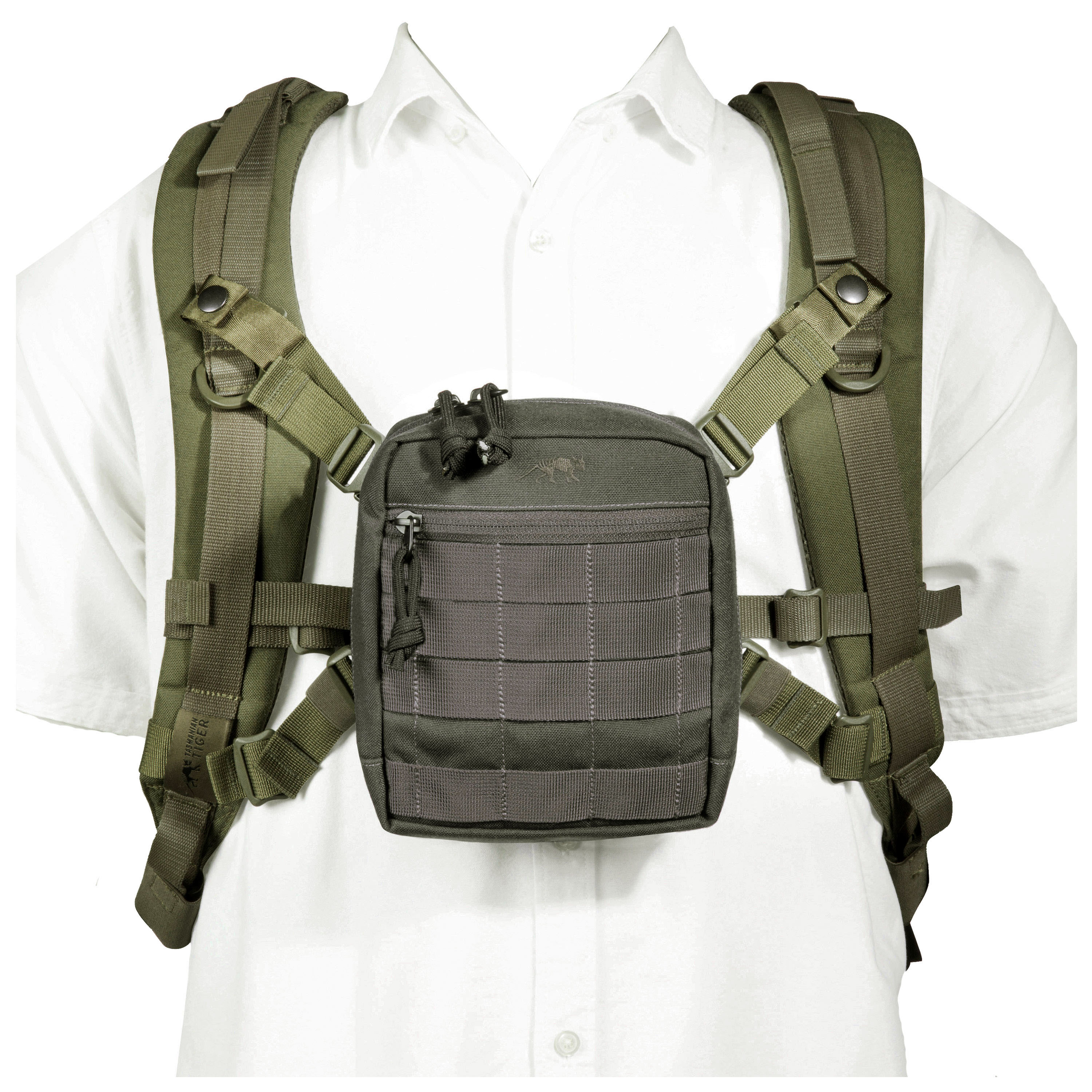 Purchase the Tasmanian Tiger Pouch Harness Adapter olive by ASMC