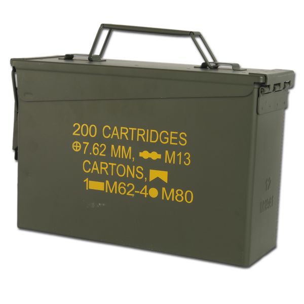 NUOVA US Ammo BOX CASSETTA Metallo Munizioni cassetta degli attrezzi m19a1/m2a1/PA 60 ★★★ 