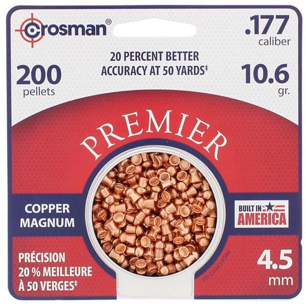 Crosman Pellets Copper Magnum 4.5 mm 200 Pcs