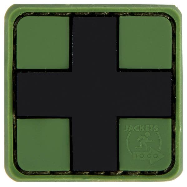3D-Patch Red Cross Medic forest 25 mm