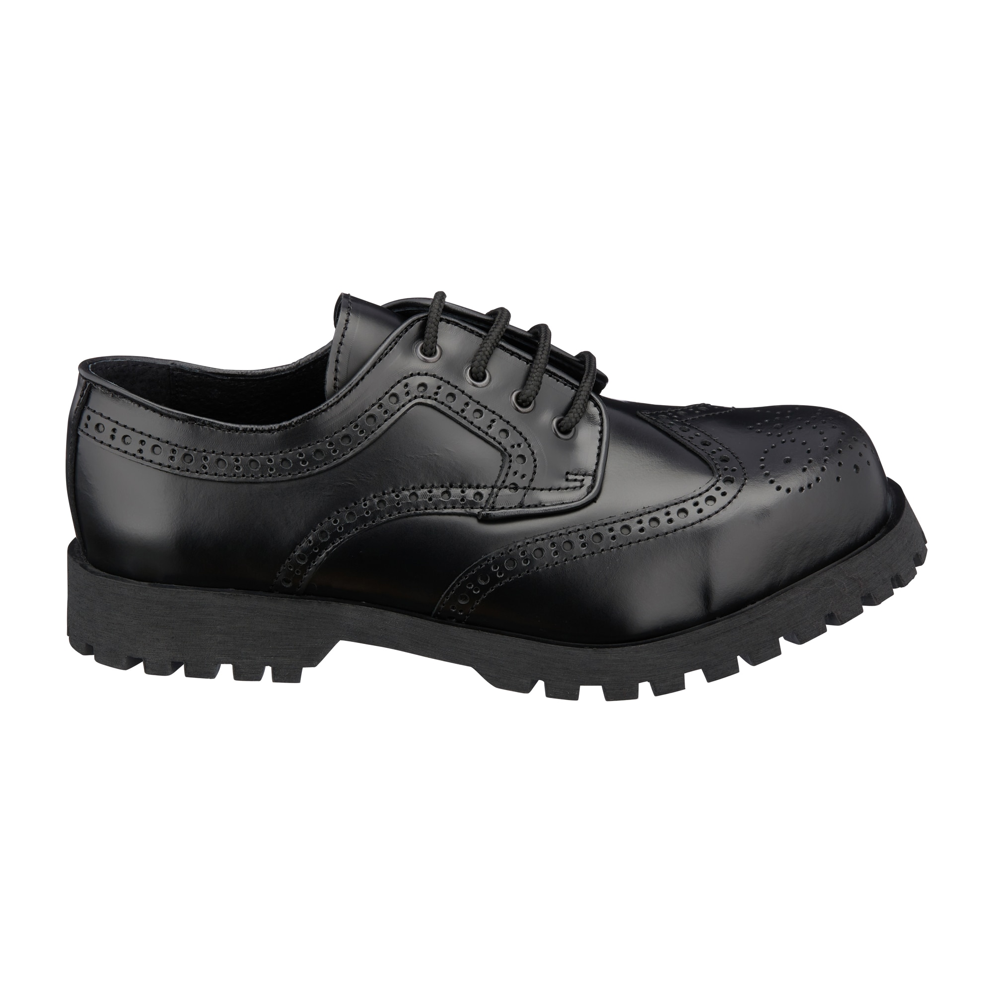 Purchase the Boots & Braces Low Shoe Budapest 4-hole black by AS