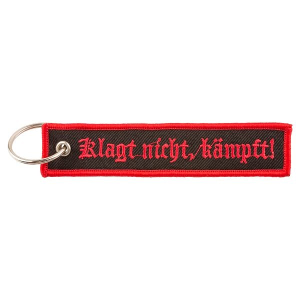 Keyring "KNK" with red border