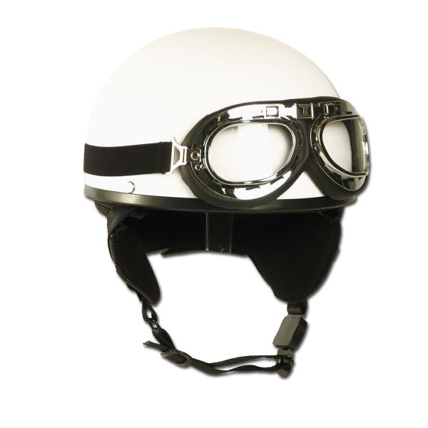 Retro Helmet Half Shell white