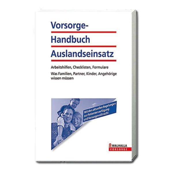Buch Vorsorge-Handbuch Auslandseinsatz