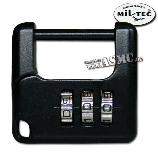 Mil-Tec Combination Lock black