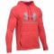 Under Armour Fitness Pullover Hoody Sport Style Triblend red