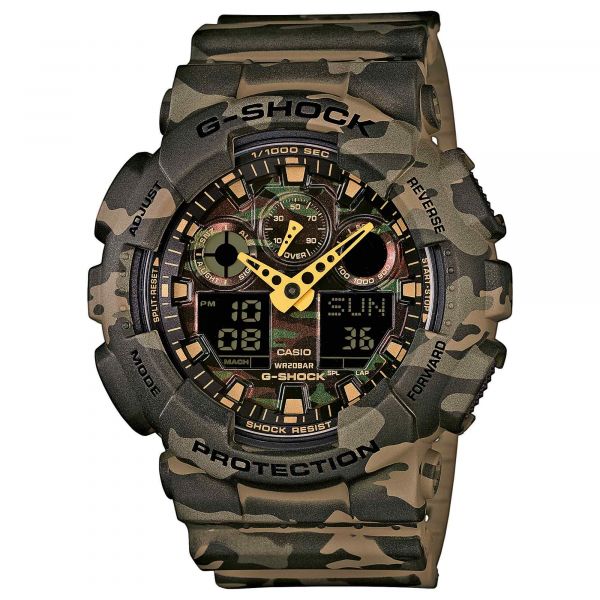 Casio Watch G-Shock Classic GA-100CM-5AER woodland