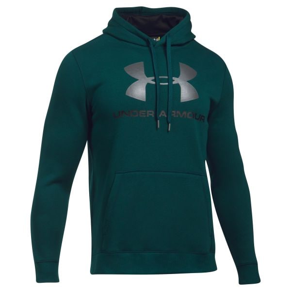 Under Armour Hoodie Rival Fitted Graphic petrol
