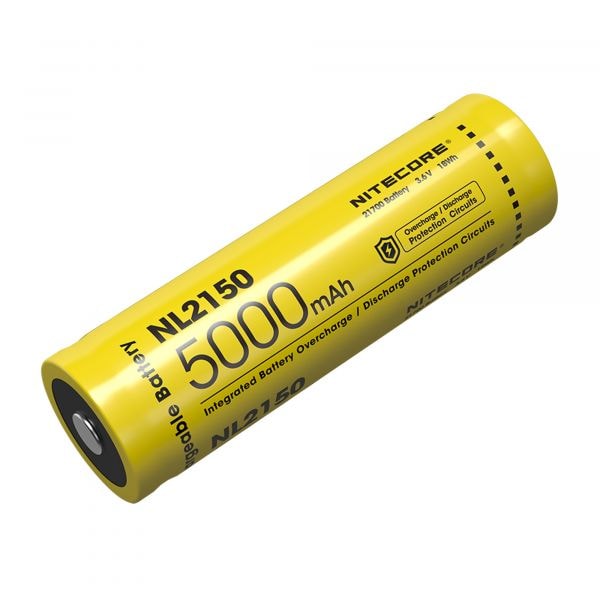 Nitecore Li-Ion Battery Type 21700 5000mAh NL2150 yellow