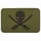 MFH 3D Patch Skull with Swords olive