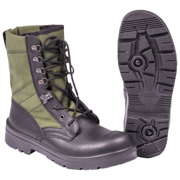 Dutch Tropical Combat Boots Like New olive