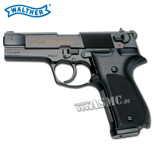 Pistol Walther P88 gunmetal-finished