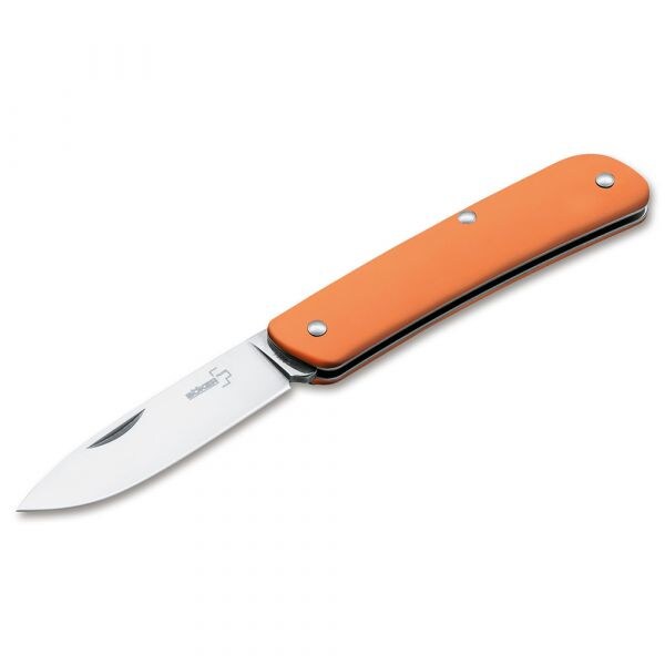 Böker Plus Pocket Knife Tech Tool GITD 1 orange