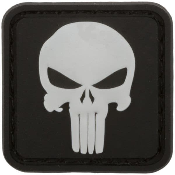 3D Patch Punisher Skull black