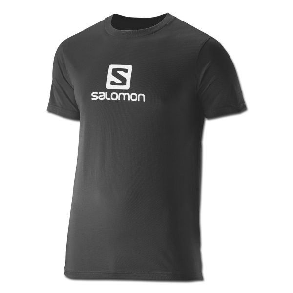 T-Shirt Salomon Cotton black/white | T-Shirt Salomon Cotton Tee | Shirts | Shirts | Men | Clothing