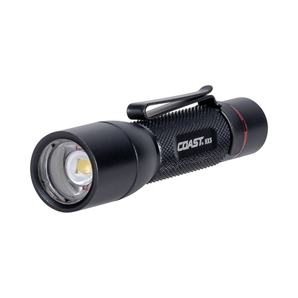Coast flashlight HX5 410 lumens black red