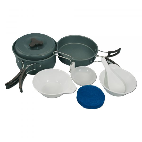 Cook Set Mil-Tec 2-persons alu anodized