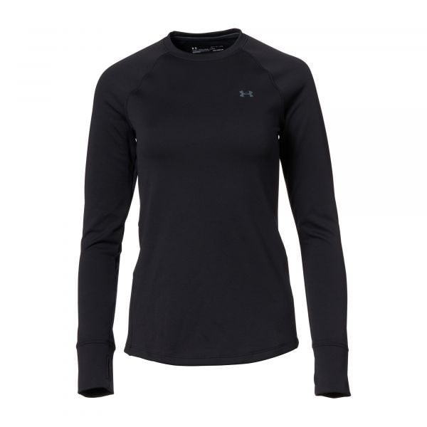 Under Armour Pullover Womens ColdGear Base 3.0 Crew black
