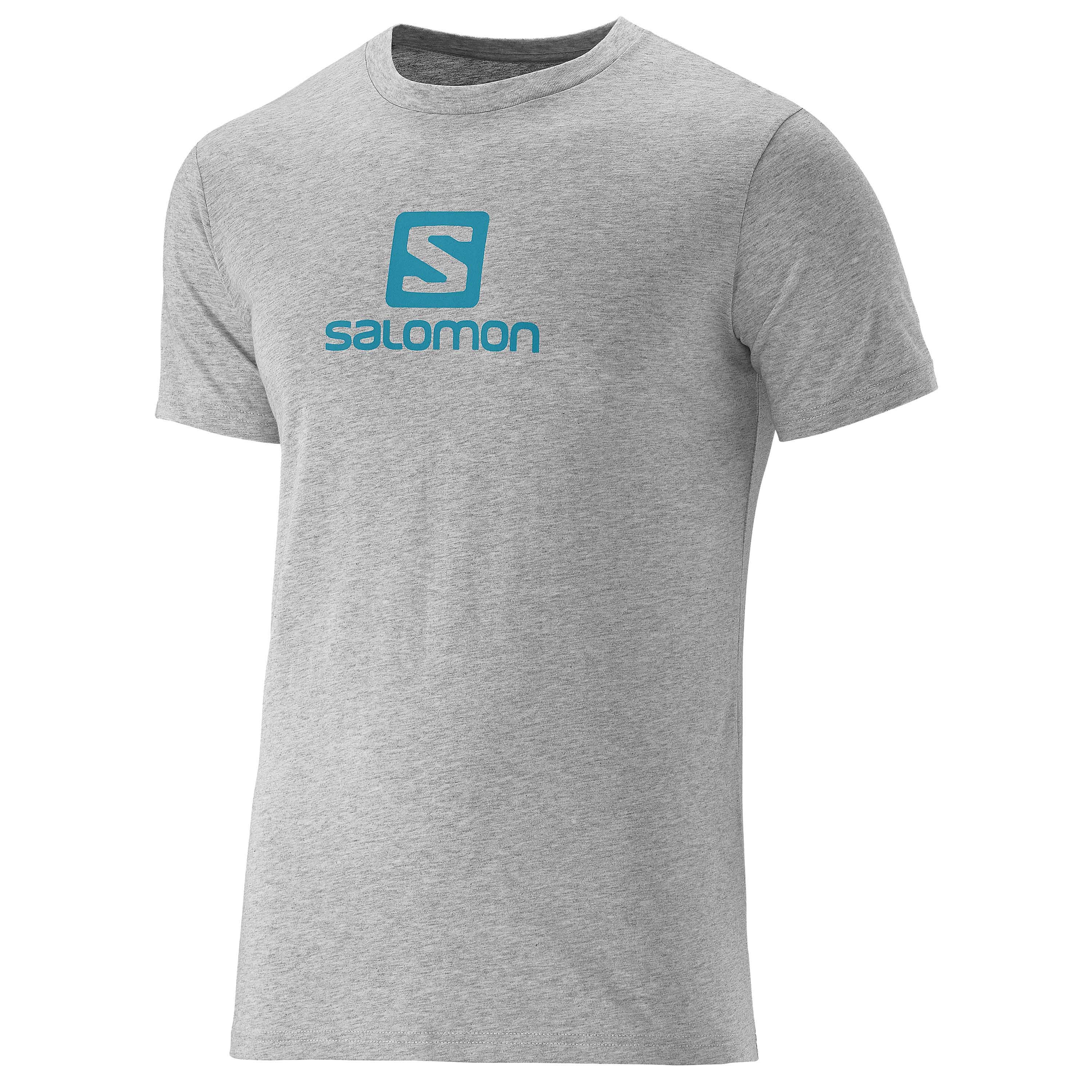 T Shirt Salomon Cotton Tee Gray T Shirt Salomon Cotton Tee Gray 