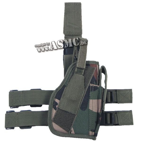 Tactical Holster Basic woodland R.H.