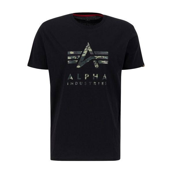 Alpha Industries T-Shirt Camo PP black