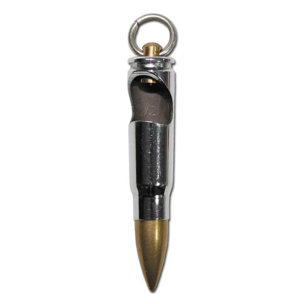 Keyring Pendant Bullet AK-47 Silver with Bottle Opener