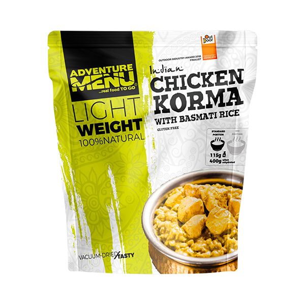 Adventure Menu Lightweight Big Chicken Korma with Basmati Rice