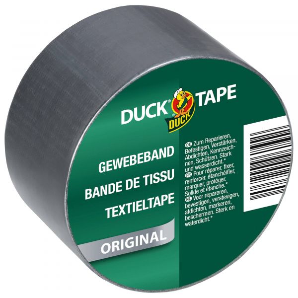 Duck Tape Textile Tape 50 mm x 5 m silver