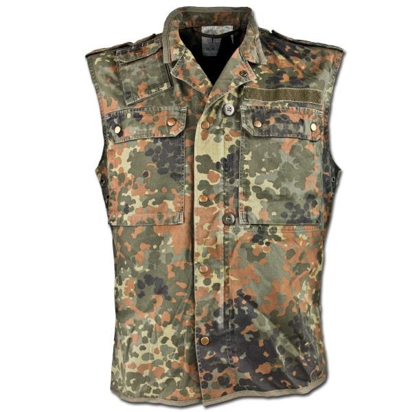 BW Survival Vest flecktarn Used