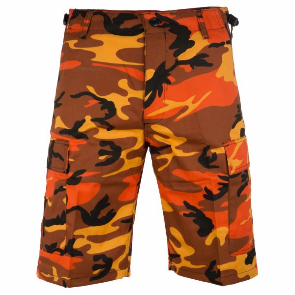 BDU Shorts MMB orange-camo