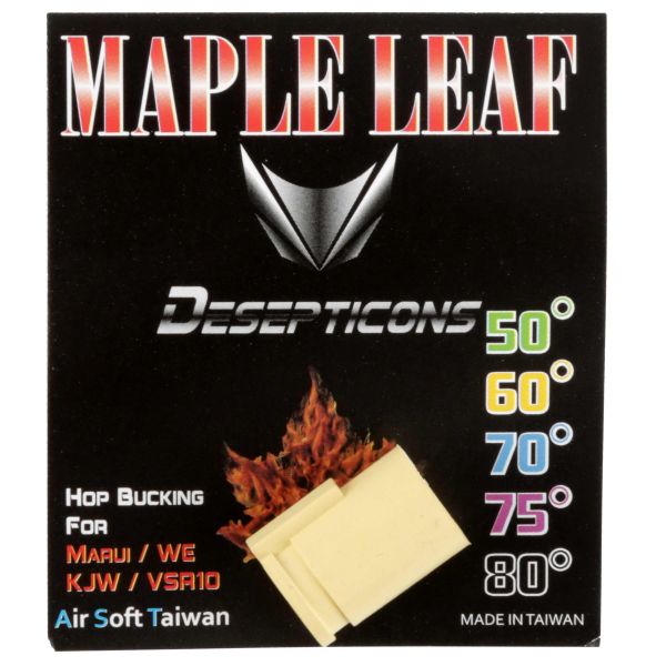 Maple Leaf Hop-Up Rubber Decepticons 60 Degree for GBBs yellow