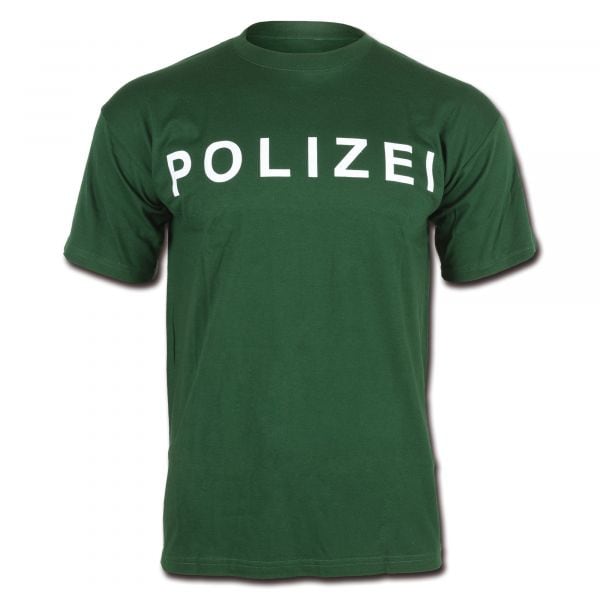 T-Shirt Polizei green