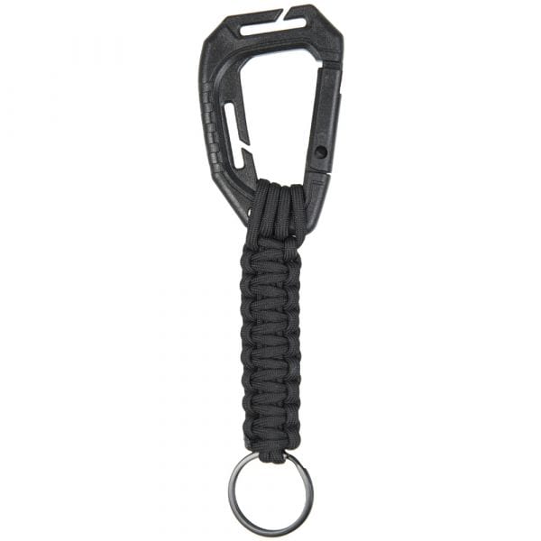 Mil-Tec Key Chain parachute line with Carabiner Molle black