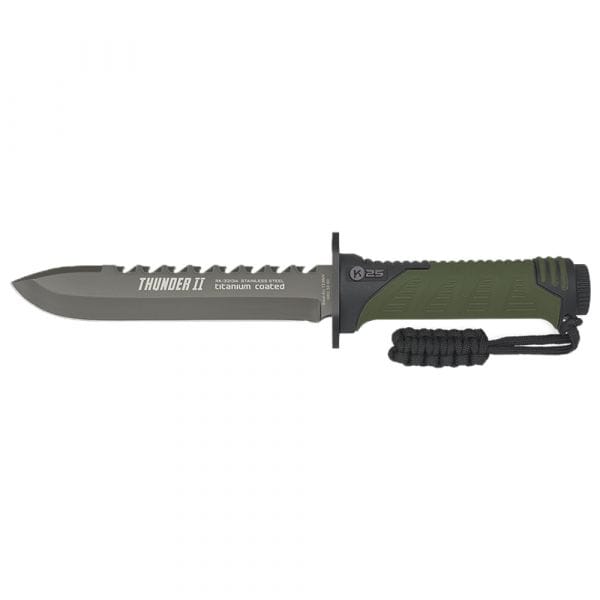 K25 Knife Tactical Energy Series Thunder II 29.5 cm olive