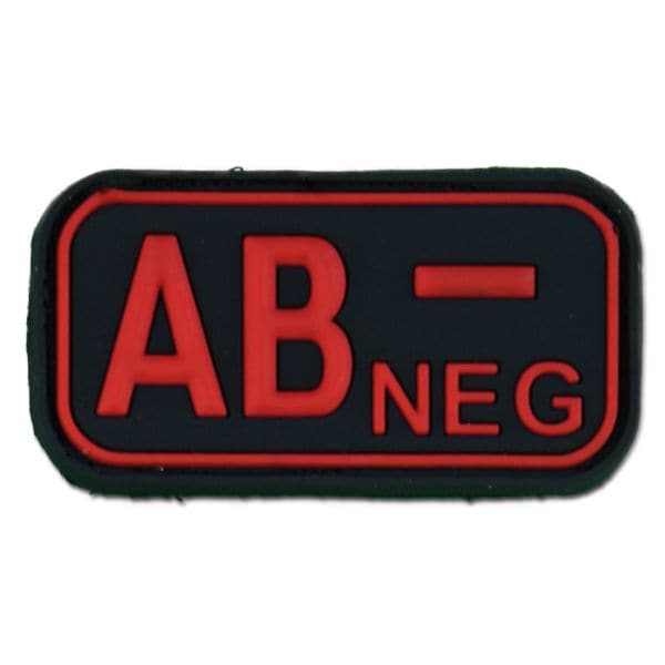 3D Blood Type AB Neg blackmedic