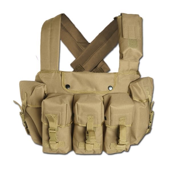 Mil-Tec 6-Pocket Chest Rig coyote