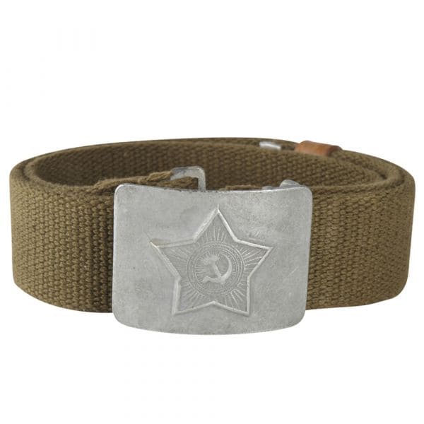 Used Russian Field Belt with Buckle olive