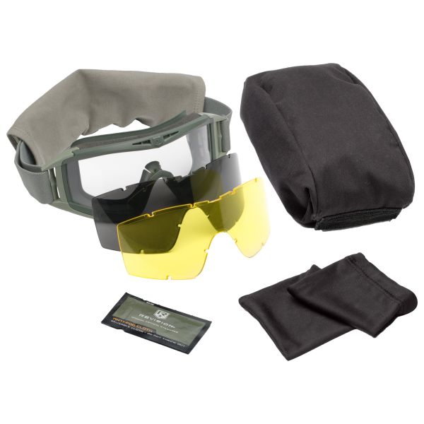 Revision Goggles Asian Locust Deluxe olive/yellow lens