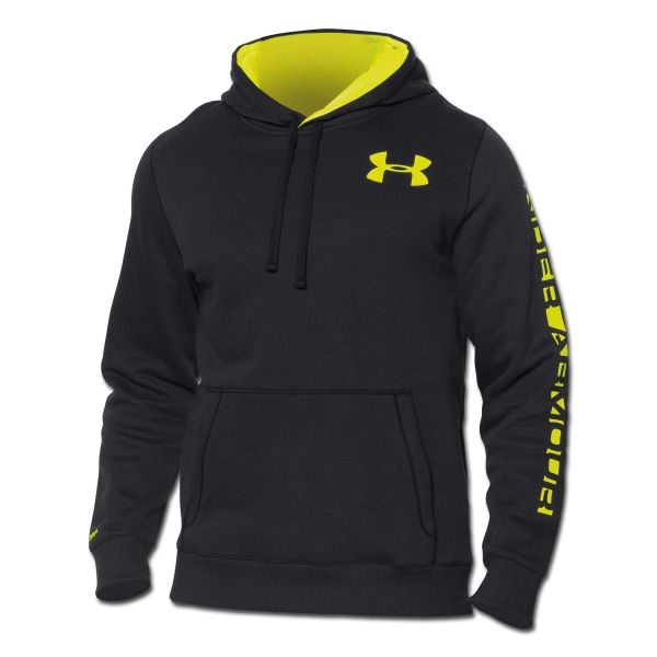 Under Armour Rival Cotton Graphic Hoody black
