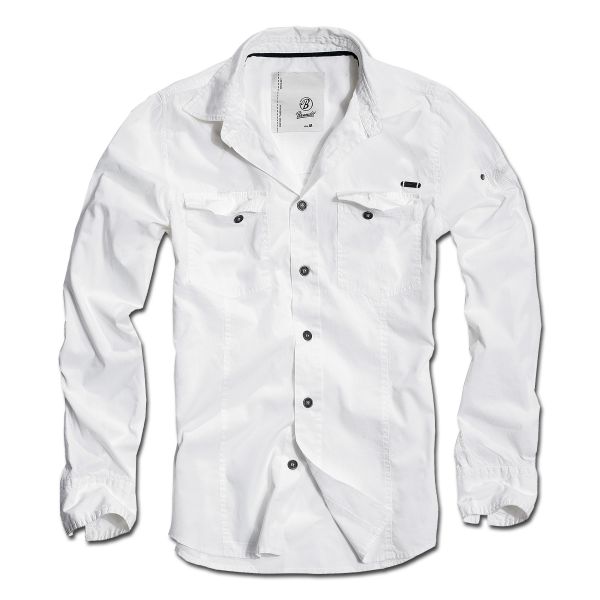 Brandit Shirt SlimFit, white