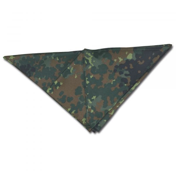German Army Triangular Scarf, flecktarn - new
