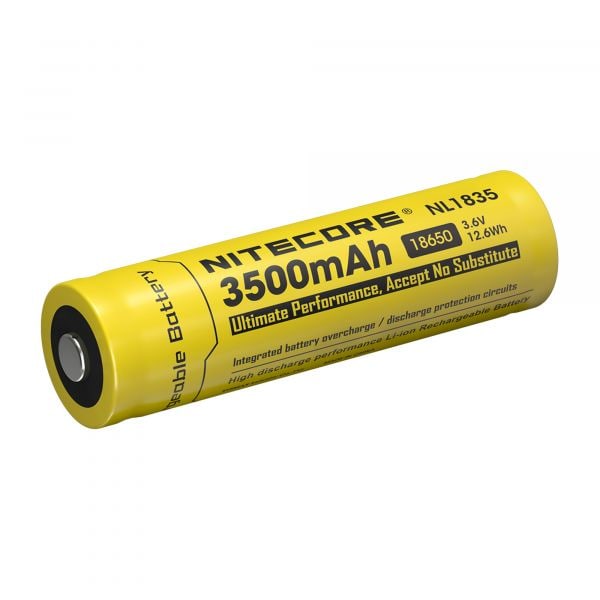 Nitecore Li-Ion Battery Type 18650 3500mAh NL1835 yellow