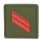 Rank Insignia French Caporal olive/yellow