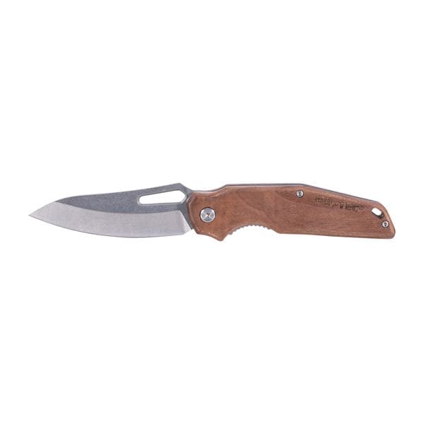 Mil-Tec One-Hand Knife Wood with Steel Blade wood