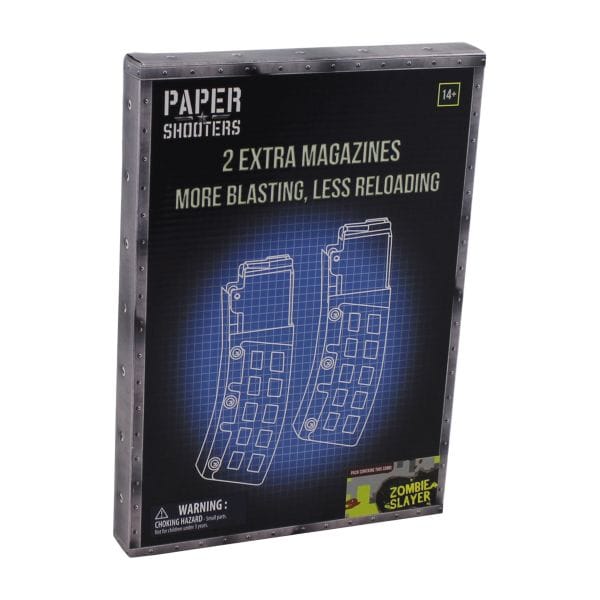 Paper Shooters Replacement Magazine Tactician Zombie Slayer 2-Pa