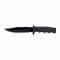Black Ice Solid Blade Knife Outlaw black