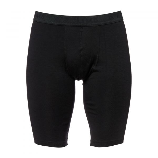 Aclima Under Pants WarmWool Long Shorts jet black