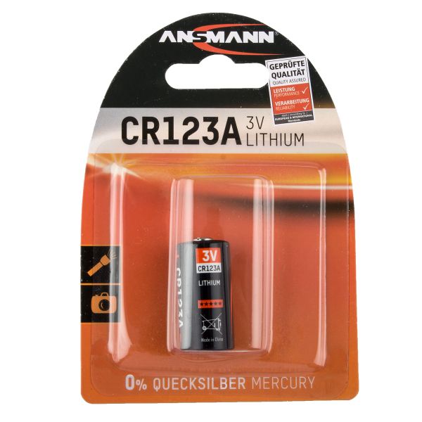Lithium Photo Battery Ansmann CR123A