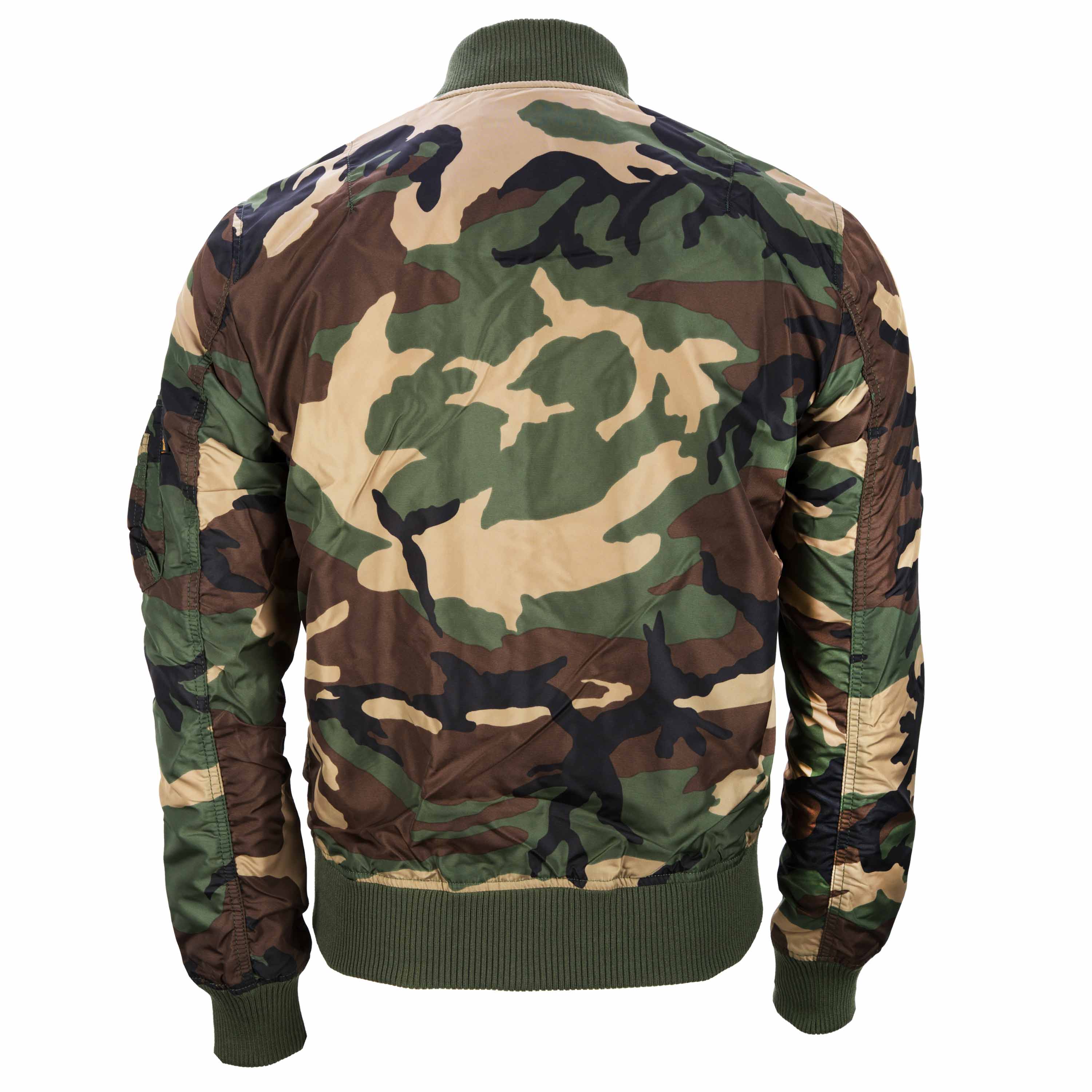 Purchase the Alpha Industries Jacket MA-1 TT woodland camo by AS