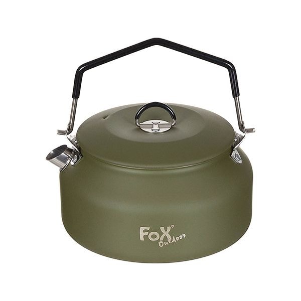 Fox Outdoor Kettle Stainless Steel 1 L olive